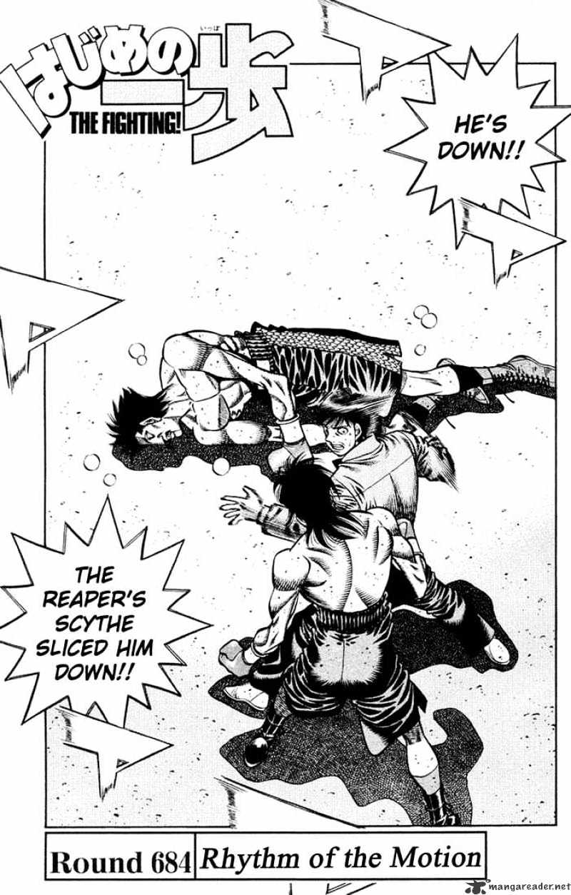 Hajime no Ippo: Fighting Spirit, Chapter 684 image 01